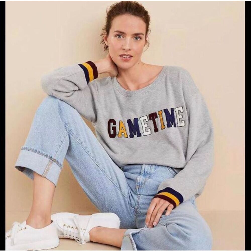 Lou & Grey Game Time Sweatshirt size medium
